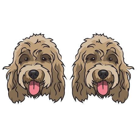 Cockapoo Dog Decal, Dog Lover Decor Vinyl Sticker